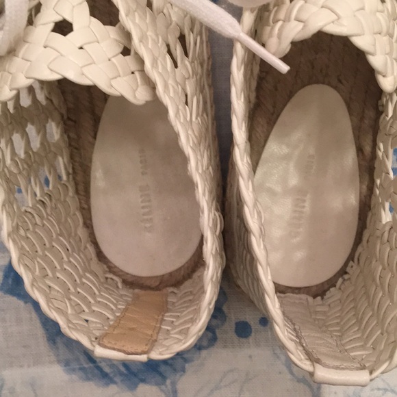 Celine leather woven Espadrille Sneakers 40 New - Picture 5 of 5